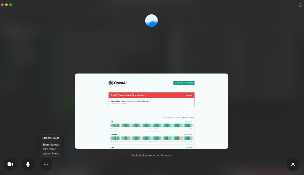 OpenAI macOS 应用重磅更新：语音界面终于支持图片上传！