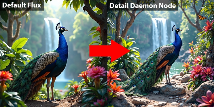 ComfyUI新神器ComfyUI-Detail-Daemon：一键提升AI绘画细节，Flux模型画质再升级