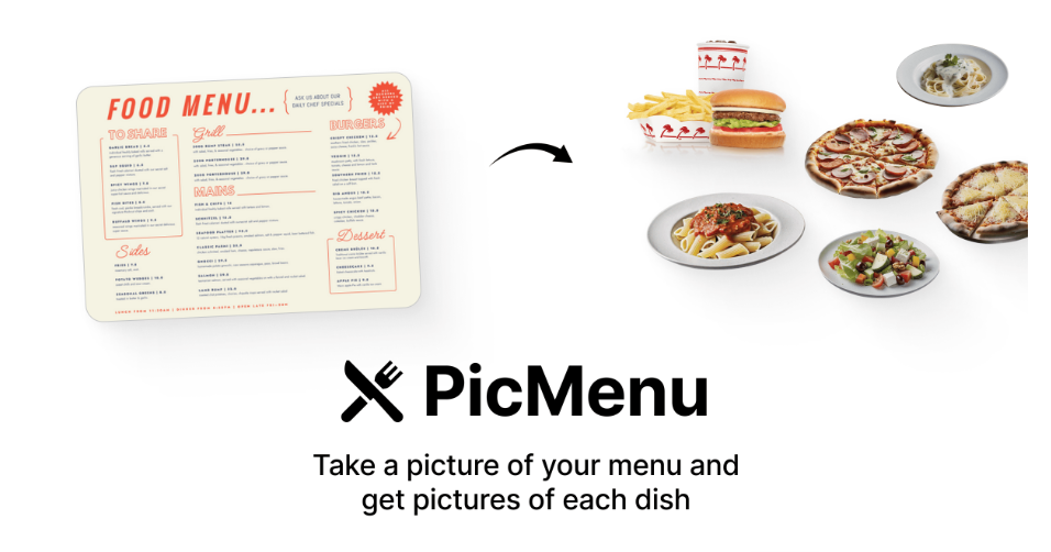 PicMenu：用AI将菜单可视化 随手一拍就能生成高质量菜单